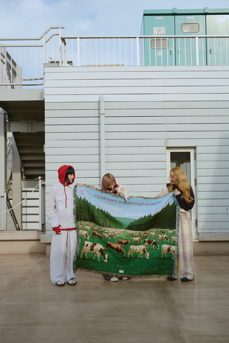 はじめての鼓動、Chilli Beans.✖common gull products.森の土曜日ラグ