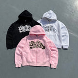 Kira logo zip hoodie