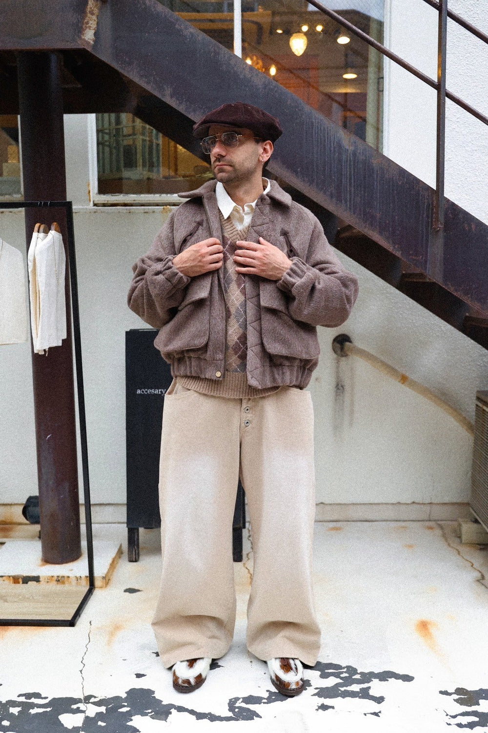 shaggy western blouson – YZ