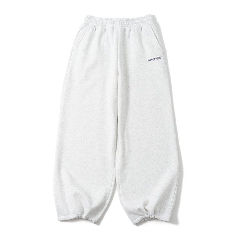 Wide Straight Sweat Pants