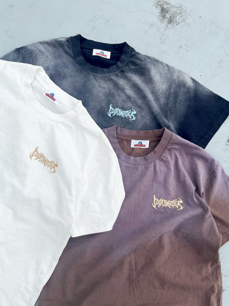 Tribal logo gradation tee