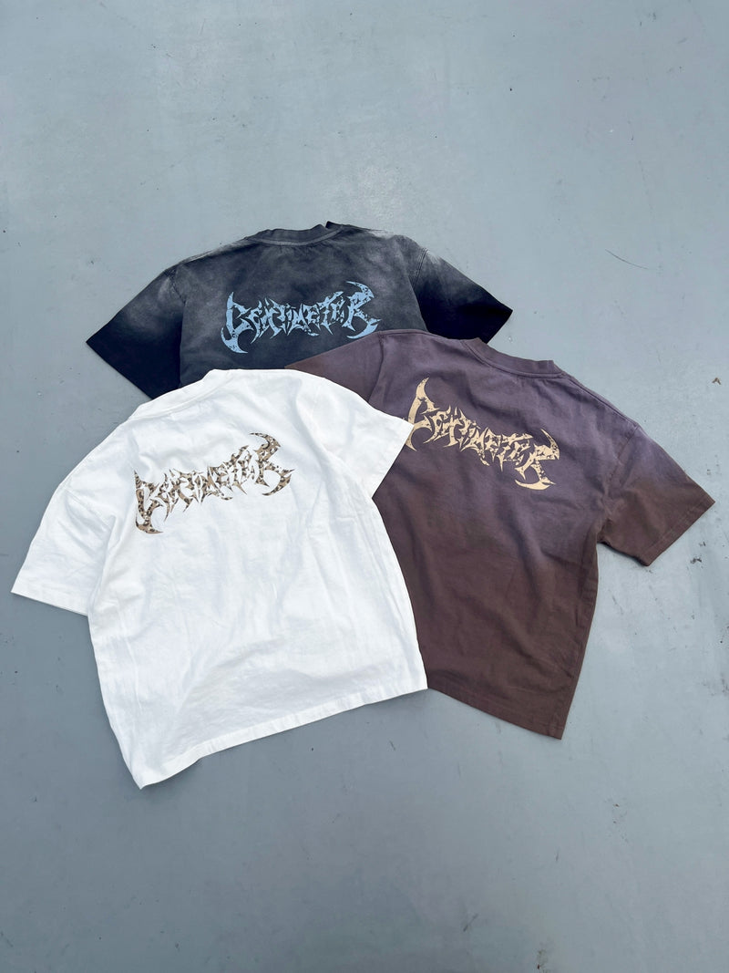 Tribal logo gradation tee