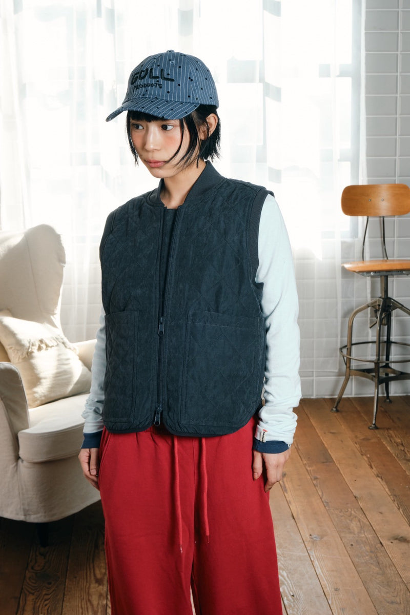 ストライプでドットなひきこもりcap