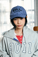 ストライプでドットなひきこもりcap