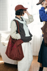 スウェードのひきこもりbag