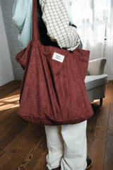 スウェードのひきこもりbag