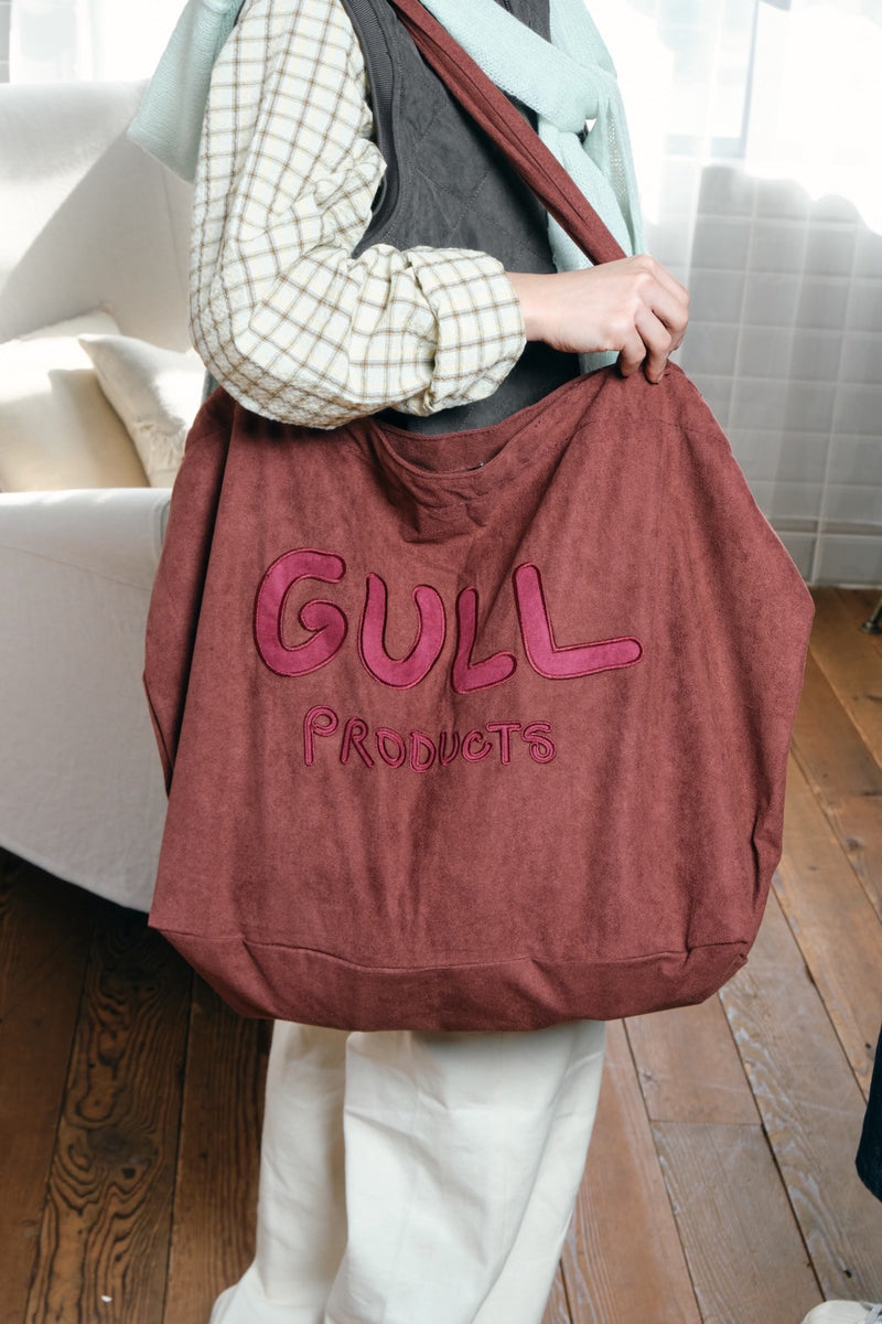 スウェードのひきこもりbag