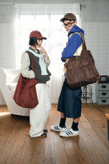 スウェードのひきこもりbag