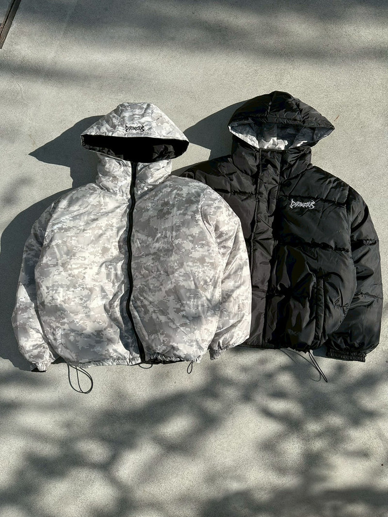 Reversible puffer jacket