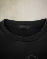 心形印花圆领卫衣 