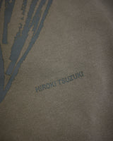 心形印花圆领卫衣 