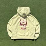 Boxy ruler assorted zip hoodie