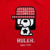Boxy ruler check tee 