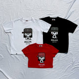 Boxy ruler check tee 