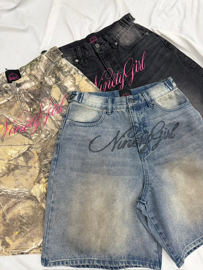 Ninety Girl Front Logo Buggy Jorts