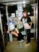 Ninety Girl Gothic Big Graphic Tee