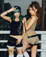 Ninety Girl Lace Micro Shorts