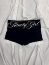 Ninety Girl Lace Micro Shorts