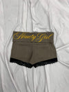Ninety Girl Lace Micro Shorts