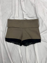 Ninety Girl Lace Micro Shorts