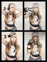 Ninety Girl Gothic Raglan Tee 