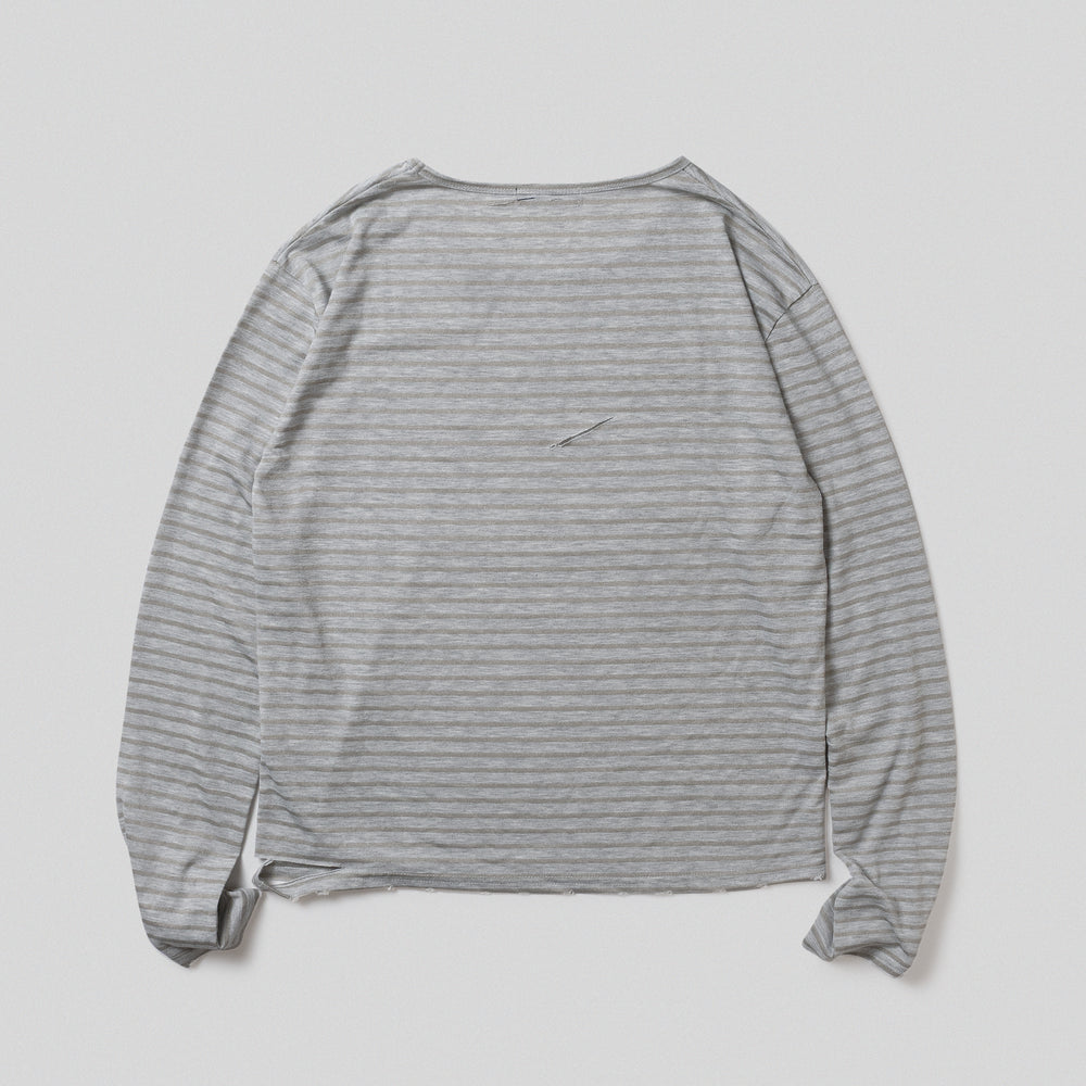 トップス HIROKI TSUZUKI BORDER TEE BORDER L/S TEE – YZ