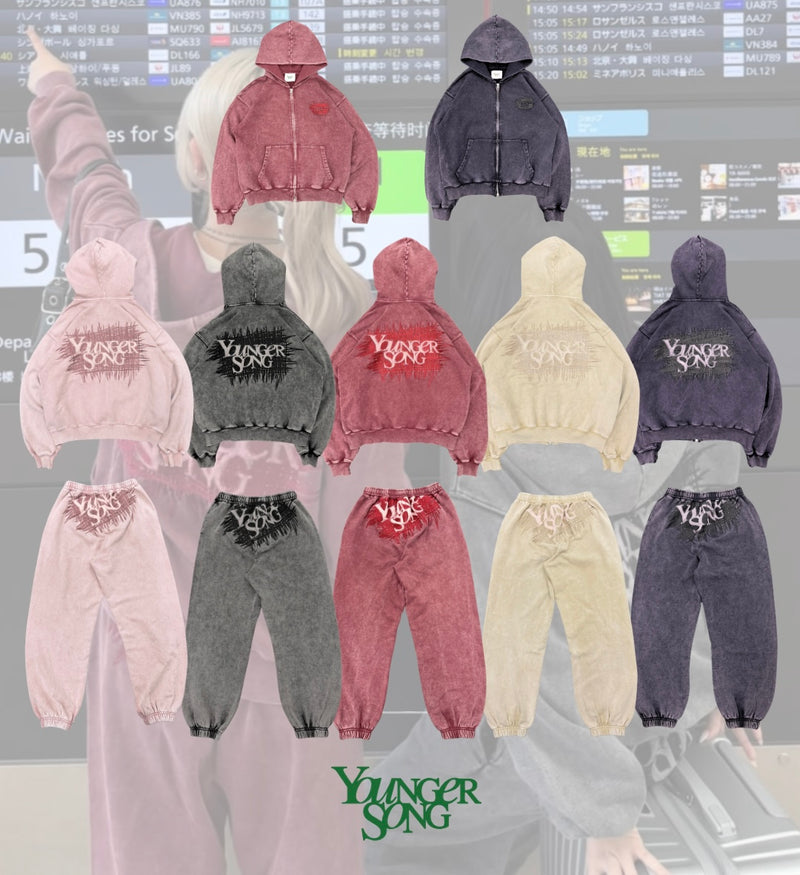 universal logo Premium crush EMB sweat pants – YZ