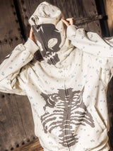 Glow Bone 풀 집 후디 