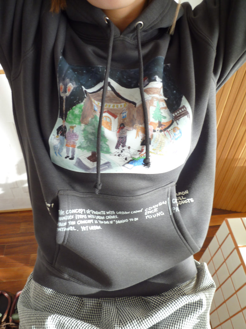 convenienceyoung×common gull products. christmas hoodie