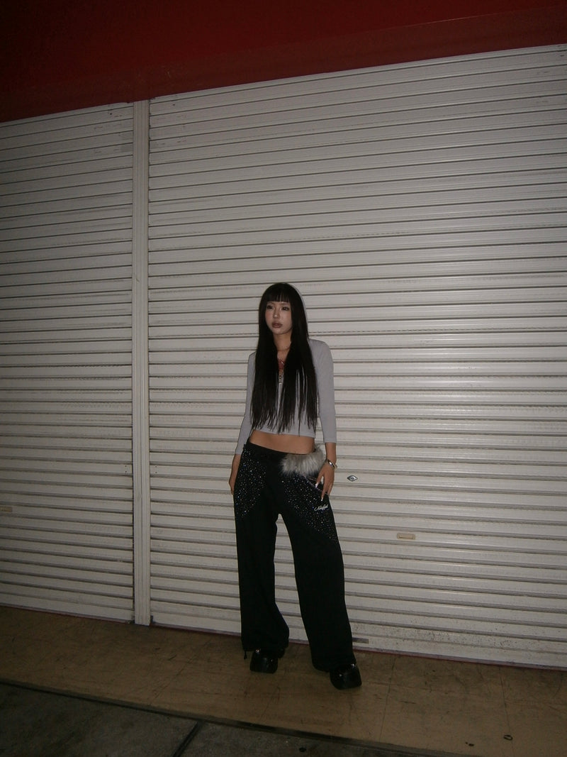 Rhinestone Sweat Pants