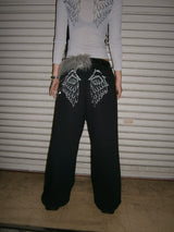 Rhinestone Sweat Pants