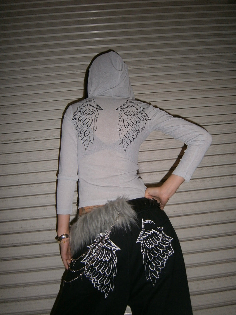 Angel Sheer Shirts Hoodie