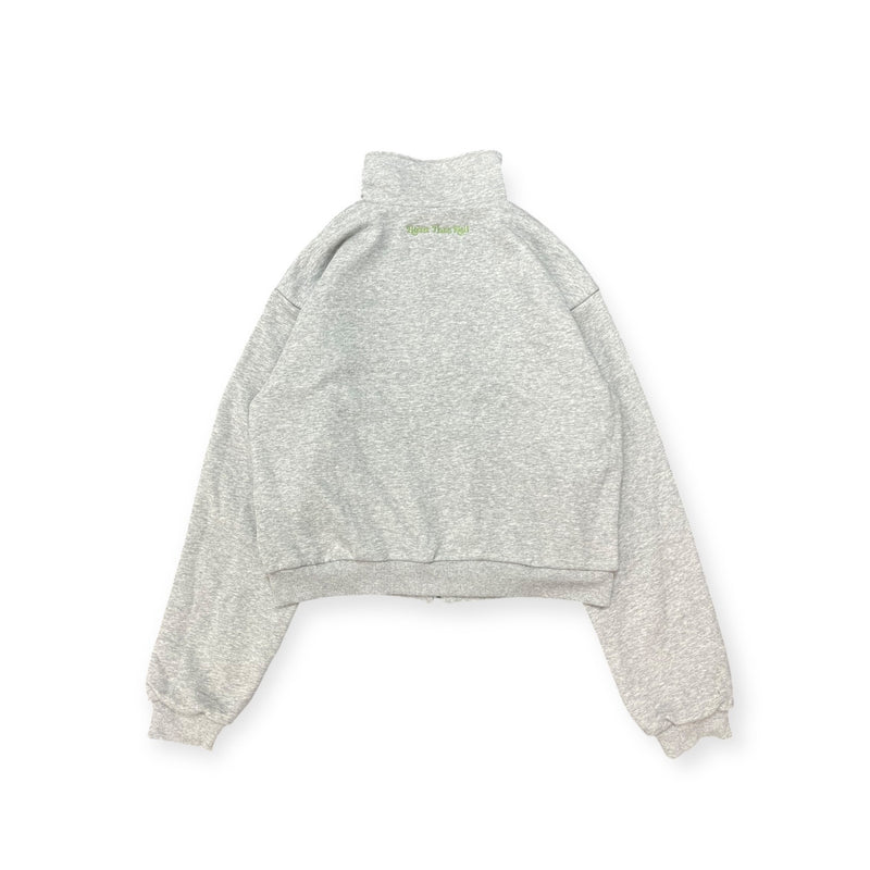 reversible check pattern zip stand