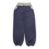 check switching sweat pants