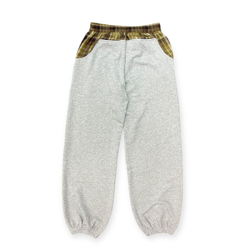 check switching sweat pants