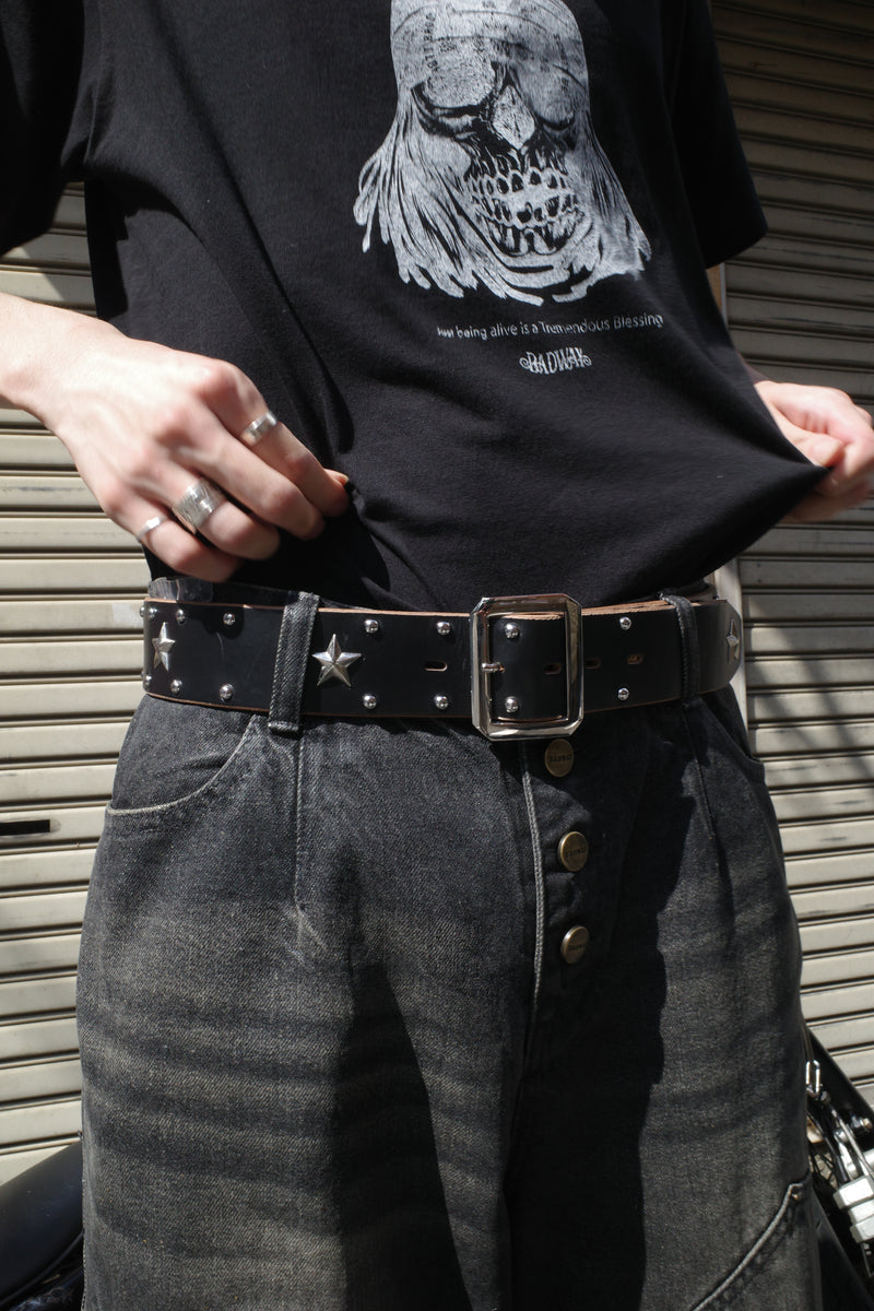 Schott x Badway ONESTAR STUDS BELT