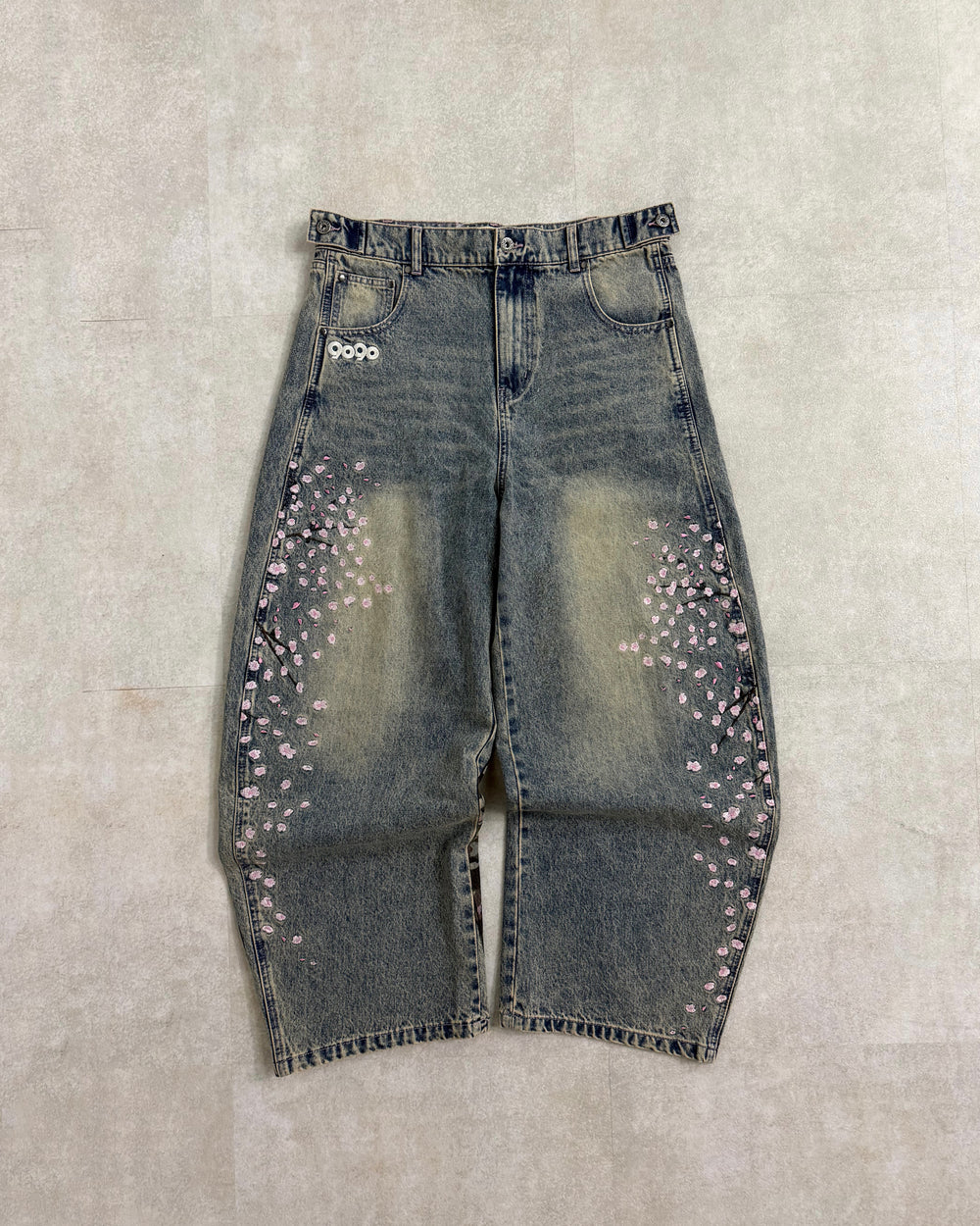 9090×backsideworks】Baggy Denim Pants – YZ