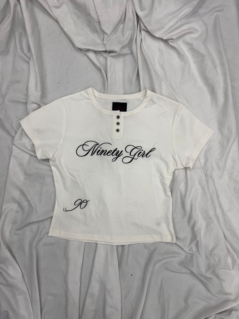 Ninety Girl Slim Tee – YZ