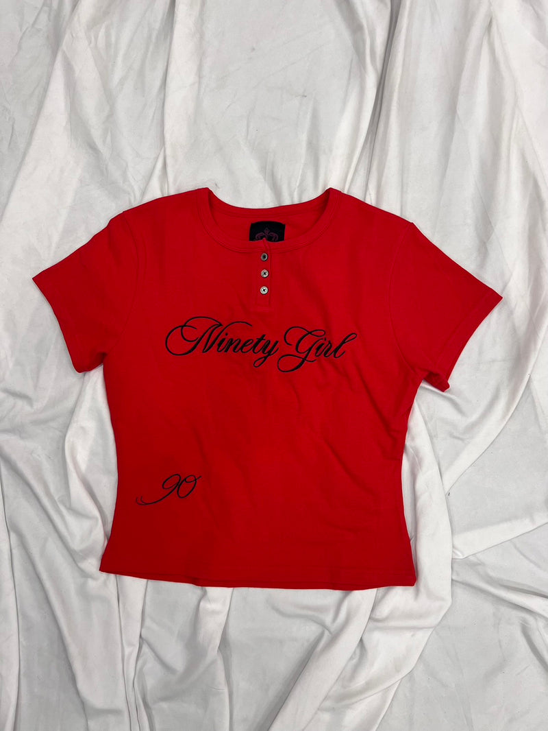 Ninety Girl Slim Tee – YZ