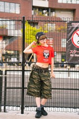 Boxy ruler check tee 