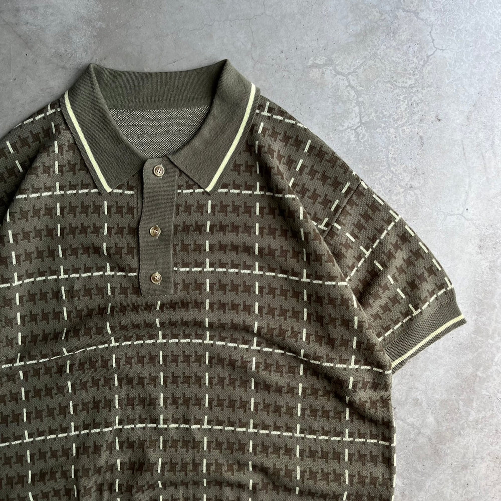 GUN CLUB CHECK KNIT POLO SHIRT – YZ
