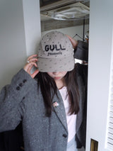 Dot hikikomori cap with stripes 