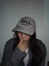 Dot hikikomori cap with stripes 