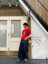 Boxy ruler check tee 