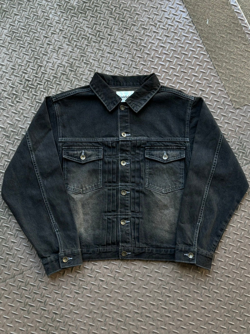 over dye denim jacket