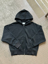 powder fade zip hoodie