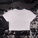 Tribal logo glitter tee