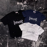 Tribal logo glitter tee
