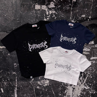 Tribal logo glitter tee