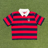 Boxy ruler patch rugby shirt